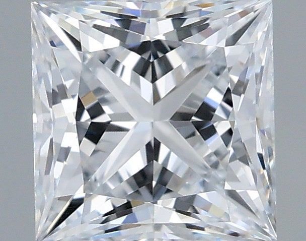 1.03 Carat Princess Shaped, Ideal Cut, D Color, VS2 Clarity, IGI Certified Lab Grown Diamond