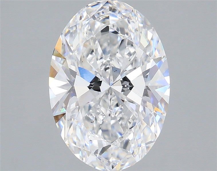 2.06 Carat Oval Shaped, Ideal Cut, D Color, VS2 Clarity, IGI Certified Lab Grown Diamond