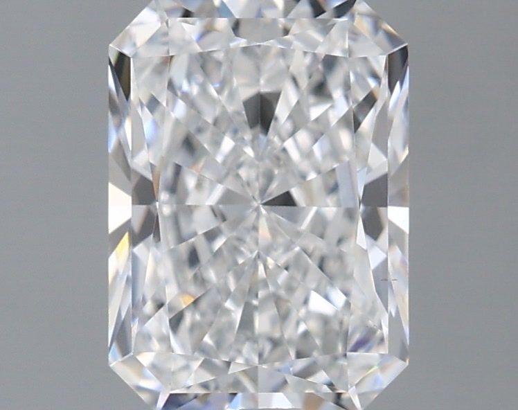 1.64 Carat Radiant Shaped, Ideal Cut, D Color, VS1 Clarity, IGI Certified Lab Grown Diamond