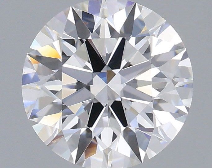 1.43 Carat Round Shaped, Ideal Cut, D Color, VVS2 Clarity, IGI Certified Lab Grown Diamond
