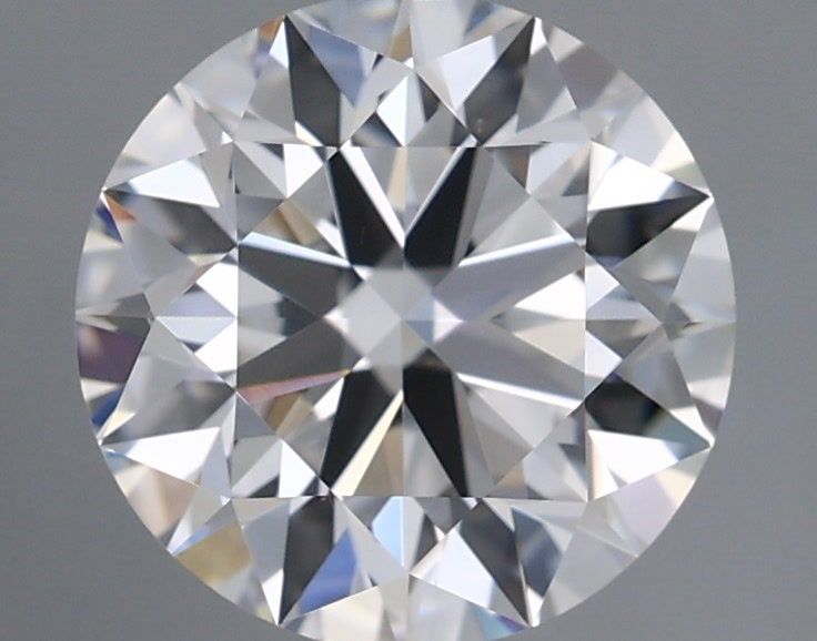 1.21 Carat Round Shaped, Very Good Cut, D Color, VS2 Clarity, GIA Certified Lab Grown Diamond