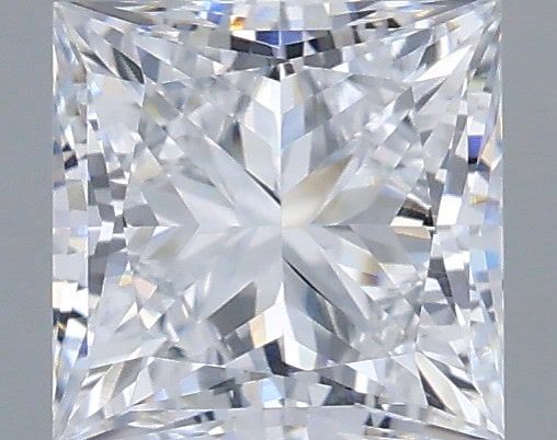 0.76 Carat Princess Shaped, Very Good Cut, D Color, VVS2 Clarity, IGI Certified Lab Grown Diamond