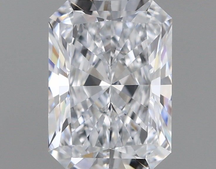 1.04 Carat Radiant Shaped, Ideal Cut, D Color, VVS1 Clarity, IGI Certified Lab Grown Diamond