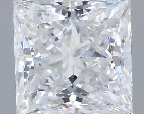 0.54 Carat Princess Shaped, Very Good Cut, D Color, VVS2 Clarity, IGI Certified Lab Grown Diamond