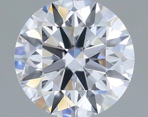 0.34 Carat Round Shaped, Ideal Cut, D Color, VVS2 Clarity, IGI Certified Lab Grown Diamond