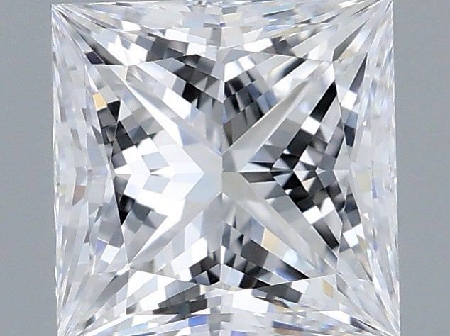 1.08 Carat Princess Shaped, Very Good Cut, D Color, VVS1 Clarity, IGI Certified Lab Grown Diamond