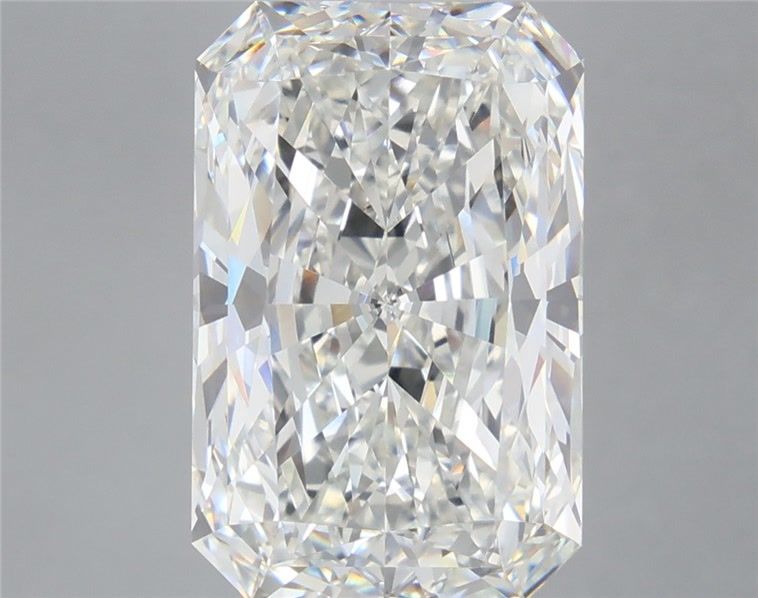 8.56 Carat Radiant Shaped, Very Good Cut, F Color, VVS2 Clarity, IGI Certified Lab Grown Diamond