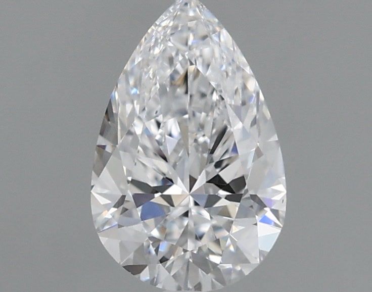 0.99 Carat Pear Shaped, Ideal Cut, D Color, VS1 Clarity, IGI Certified Lab Grown Diamond