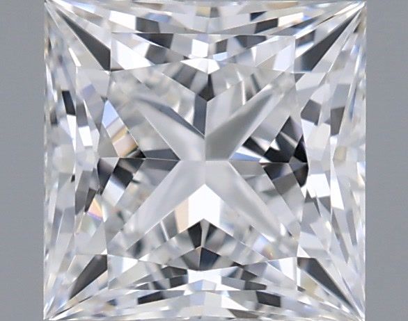 1.08 Carat Princess Shaped, Ideal Cut, D Color, IF Clarity, IGI Certified Lab Grown Diamond
