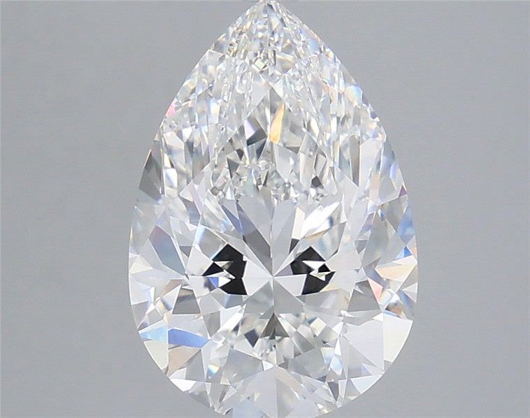 4.03 Carat Pear Shaped, Very Good Cut, E Color, VVS2 Clarity, IGI Certified Lab Grown Diamond