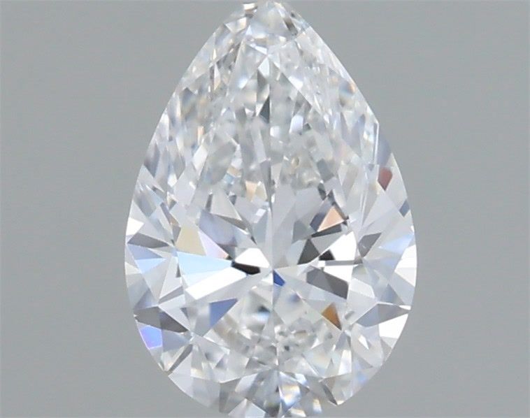 0.51 Carat Pear Shaped, Very Good Cut, D Color, VS1 Clarity, IGI Certified Lab Grown Diamond