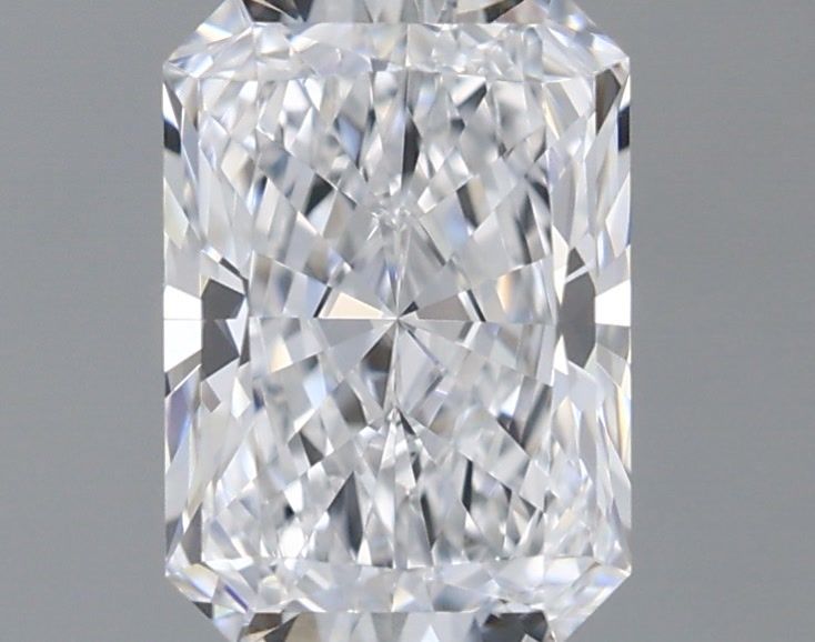 1.08 Carat Radiant Shaped, Ideal Cut, D Color, VVS1 Clarity, IGI Certified Lab Grown Diamond