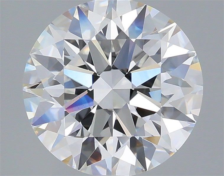 3.06 Carat Round Shaped, Ideal Cut, E Color, VVS2 Clarity, IGI Certified Lab Grown Diamond