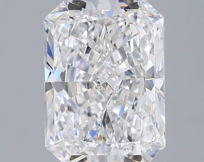 1.53 Carat Radiant Shaped, Very Good Cut, D Color, VVS1 Clarity, IGI Certified Lab Grown Diamond