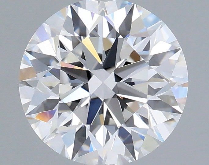 1.23 Carat Round Shaped, Excellent Cut, D Color, VVS2 Clarity, IGI Certified Lab Grown Diamond