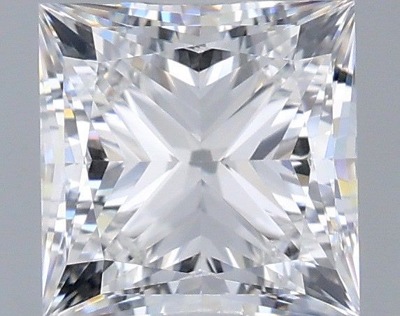 2.00 Carat Princess Shaped, Very Good Cut, D Color, VVS1 Clarity, IGI Certified Lab Grown Diamond