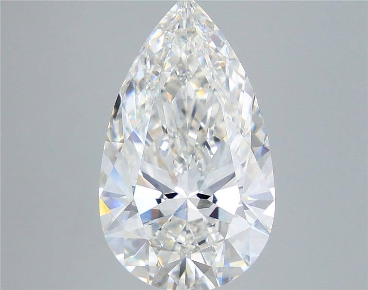6.10 Carat Pear Shaped, Ideal Cut, G Color, VVS2 Clarity, IGI Certified Lab Grown Diamond