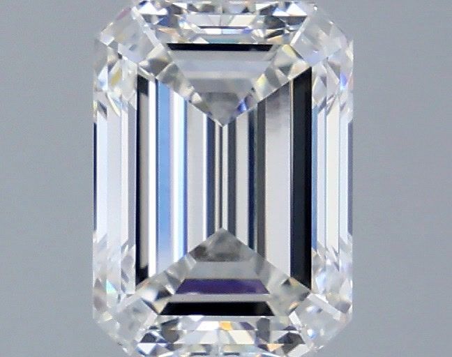 2.53 Carat Emerald Shaped, Ideal Cut, F Color, VS1 Clarity, IGI Certified Lab Grown Diamond