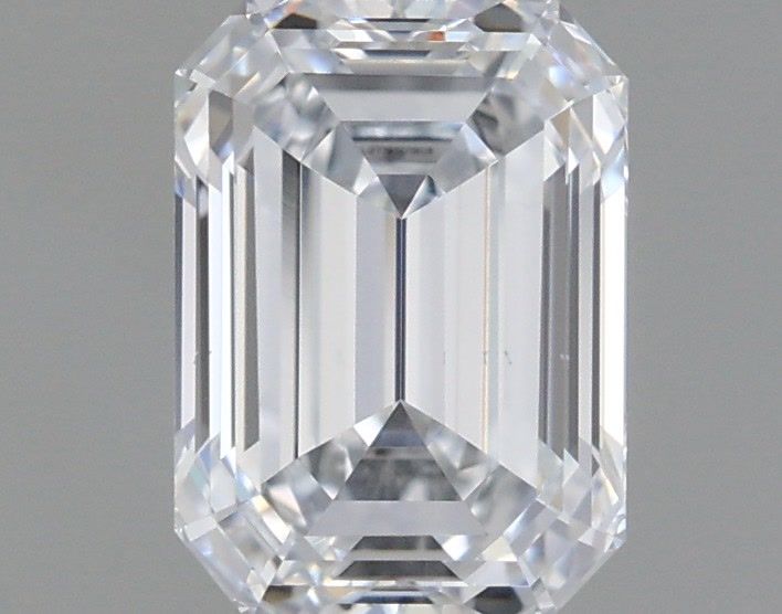 1.03 Carat Emerald Shaped, Ideal Cut, D Color, VS2 Clarity, IGI Certified Lab Grown Diamond