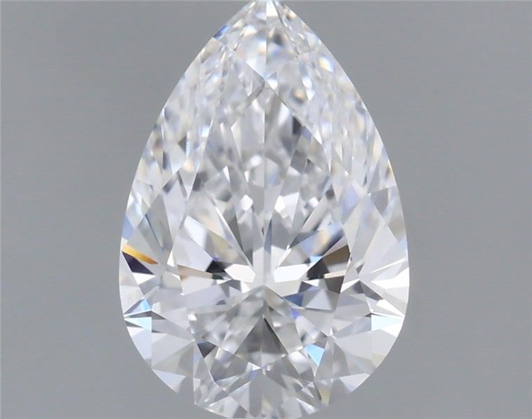 0.97 Carat Pear Shaped, Ideal Cut, D Color, VVS2 Clarity, IGI Certified Lab Grown Diamond