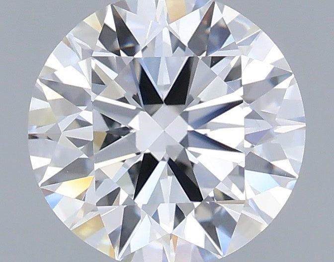 1.02 Carat Round Shaped, Ideal Cut, D Color, VVS2 Clarity, IGI Certified Lab Grown Diamond