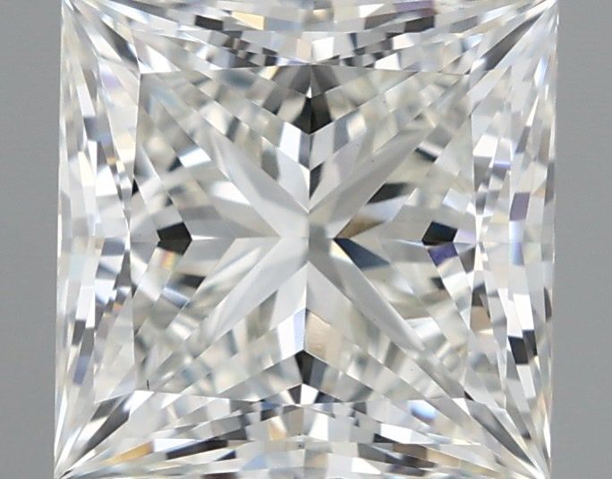 2.28 Carat Princess Shaped, Ideal Cut, G Color, VS1 Clarity, IGI Certified Lab Grown Diamond