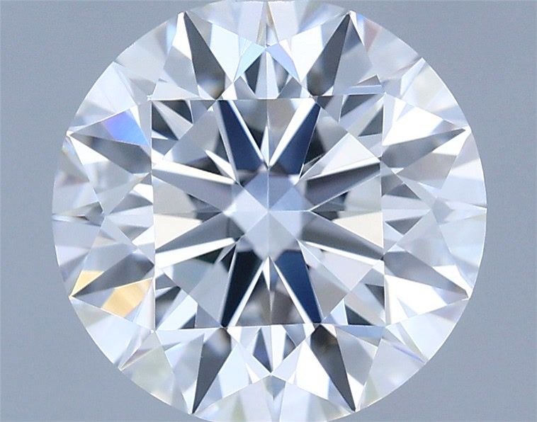 1.29 Carat Round Shaped, Ideal Cut, D Color, VVS2 Clarity, IGI Certified Lab Grown Diamond