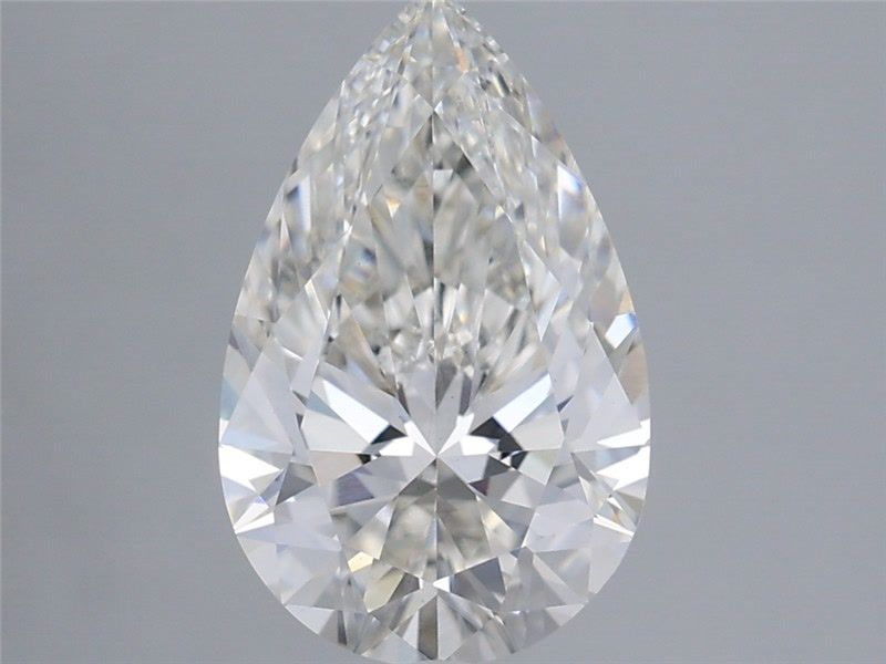 2.06 Carat Pear Shaped, Ideal Cut, G Color, VS1 Clarity, IGI Certified Lab Grown Diamond