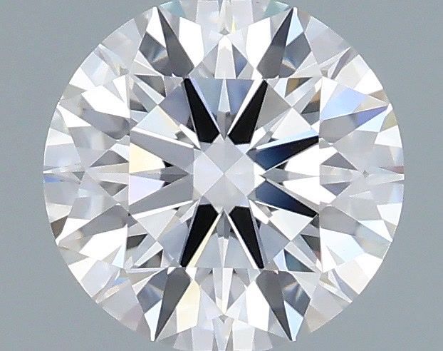 1.09 Carat Round Shaped, Ideal Cut, D Color, VVS2 Clarity, IGI Certified Lab Grown Diamond