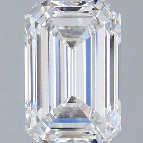 1.60 Carat Emerald Shaped, Ideal Cut, E Color, VVS2 Clarity, IGI Certified Lab Grown Diamond
