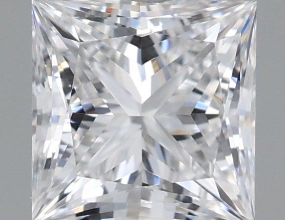 1.05 Carat Princess Shaped, Very Good Cut, D Color, VVS2 Clarity, IGI Certified Lab Grown Diamond