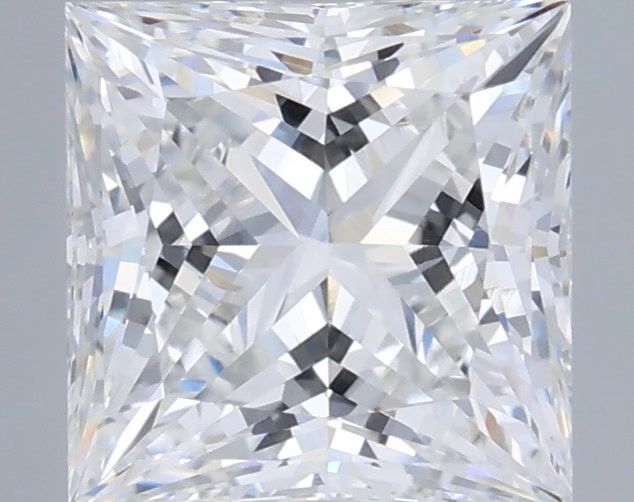 1.06 Carat Princess Shaped, Very Good Cut, E Color, VVS2 Clarity, IGI Certified Lab Grown Diamond