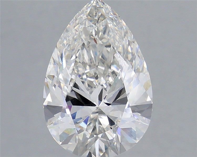 4.00 Carat Pear Shaped, Very Good Cut, G Color, SI1 Clarity, IGI Certified Lab Grown Diamond