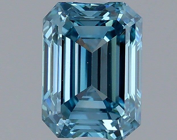 1.42 Carat Emerald Shaped, Excellent Cut, VS1 Clarity, IGI Certified Lab Grown Diamond