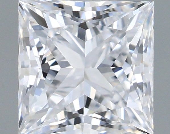 1.03 Carat Princess Shaped, Ideal Cut, D Color, IF Clarity, IGI Certified Lab Grown Diamond