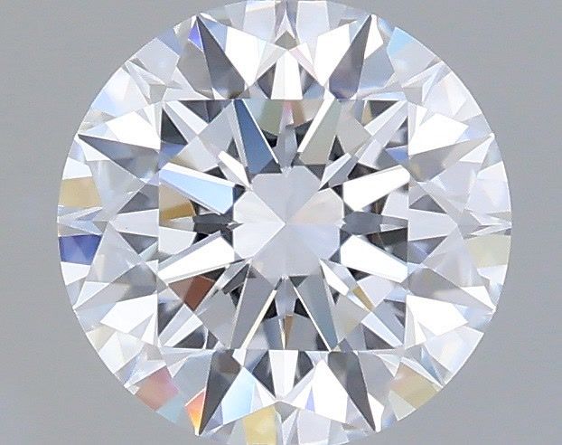 1.08 Carat Round Shaped, Ideal Cut, D Color, VVS2 Clarity, IGI Certified Lab Grown Diamond