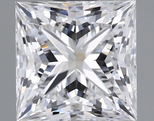 1.04 Carat Princess Shaped, Ideal Cut, D Color, VVS1 Clarity, IGI Certified Lab Grown Diamond