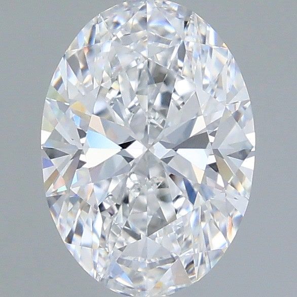1.50 Carat Oval Shaped, Very Good Cut, D Color, VVS2 Clarity, IGI Certified Lab Grown Diamond