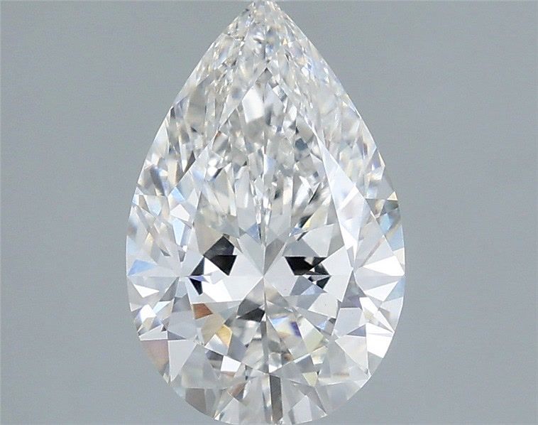 2.03 Carat Pear Shaped, Ideal Cut, F Color, VVS2 Clarity, IGI Certified Lab Grown Diamond