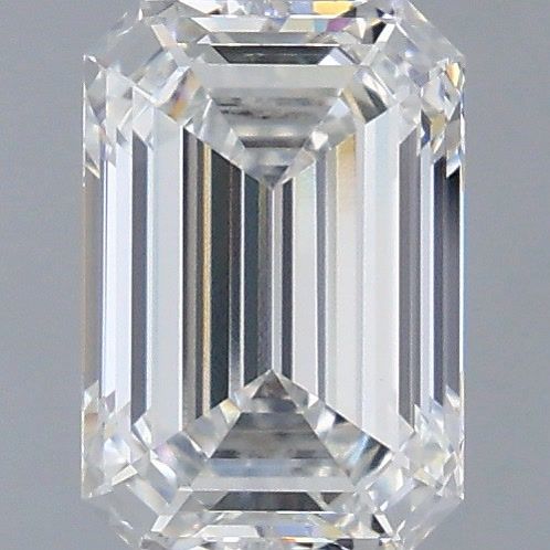 1.60 Carat Emerald Shaped, Ideal Cut, E Color, VVS2 Clarity, IGI Certified Lab Grown Diamond