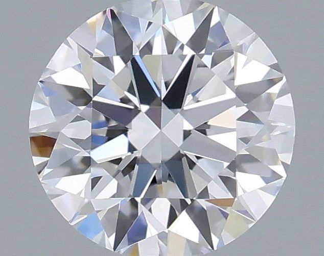 0.51 Carat Round Shaped, Ideal Cut, D Color, VVS2 Clarity, IGI Certified Lab Grown Diamond