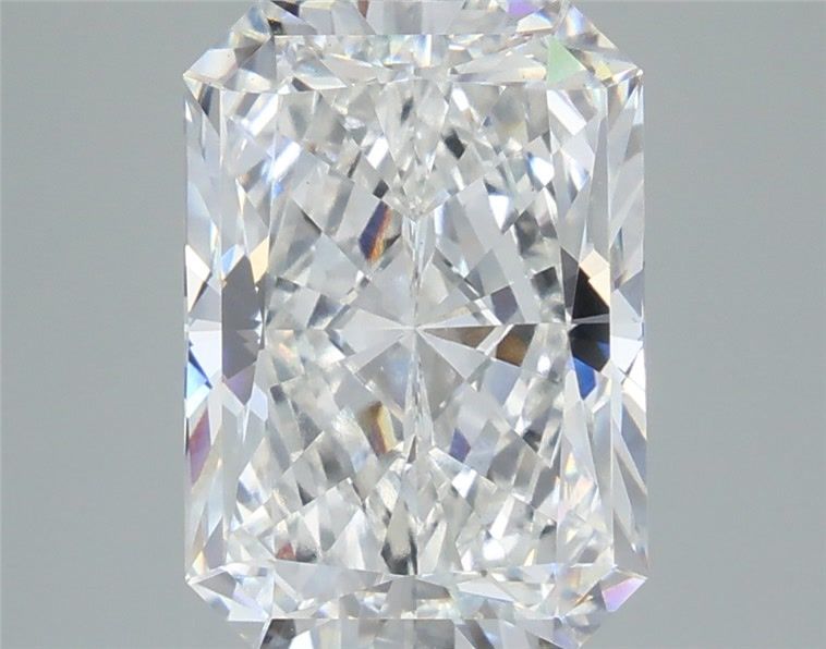 5.19 Carat Radiant Shaped, Ideal Cut, F Color, VS1 Clarity, IGI Certified Lab Grown Diamond