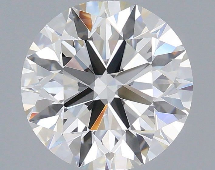 2.11 Carat Round Shaped, Excellent Cut, F Color, VS1 Clarity, IGI Certified Lab Grown Diamond