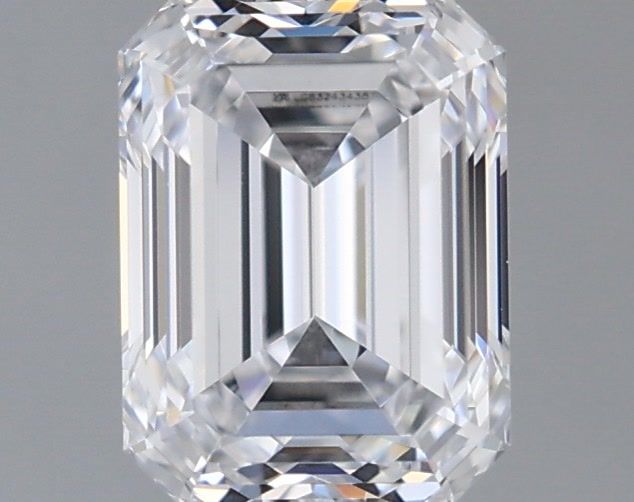 1.00 Carat Emerald Shaped, Ideal Cut, D Color, IF Clarity, IGI Certified Lab Grown Diamond