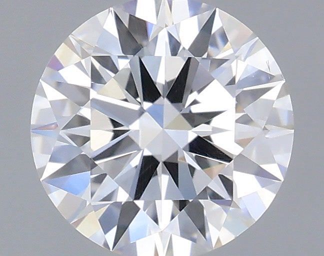 0.52 Carat Round Shaped, Ideal Cut, D Color, VS2 Clarity, IGI Certified Lab Grown Diamond