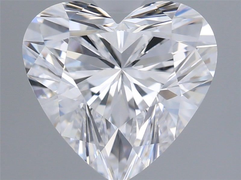 1.57 Carat Heart Shaped, Ideal Cut, D Color, VVS1 Clarity, IGI Certified Lab Grown Diamond