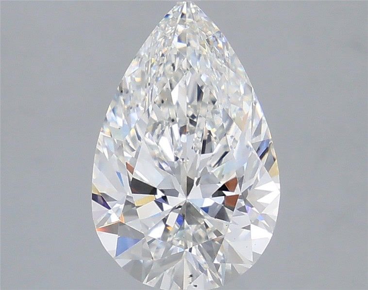 2.82 Carat Pear Shaped, Ideal Cut, E Color, VS2 Clarity, IGI Certified Lab Grown Diamond