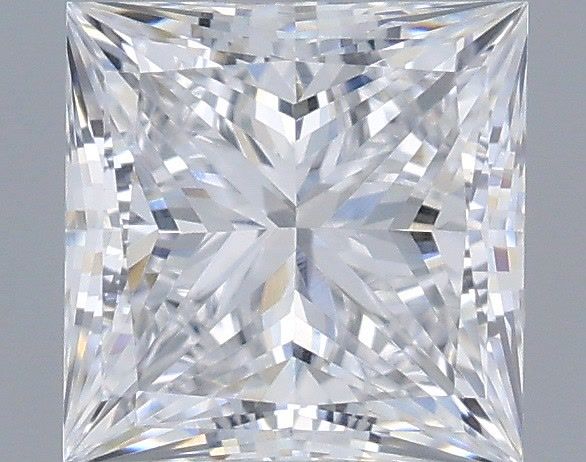 0.77 Carat Princess Shaped, Very Good Cut, D Color, VVS2 Clarity, IGI Certified Lab Grown Diamond
