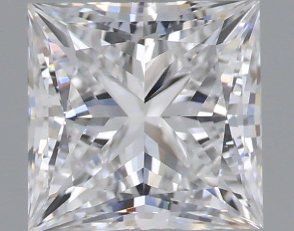 0.98 Carat Princess Shaped, Ideal Cut, D Color, VVS2 Clarity, IGI Certified Lab Grown Diamond