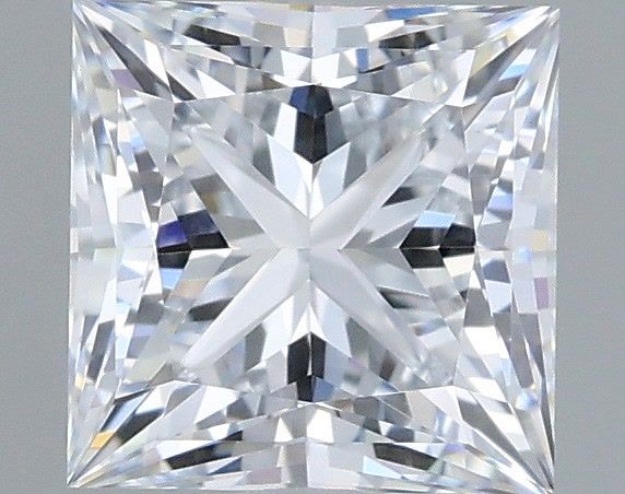 1.02 Carat Princess Shaped, Ideal Cut, D Color, FL Clarity, IGI Certified Lab Grown Diamond